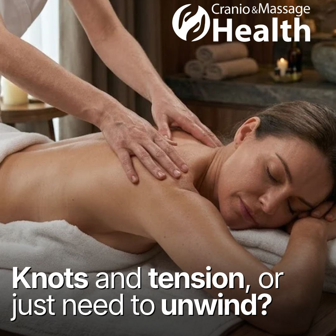 Knots and tension, or just need to unwind-Book your session today